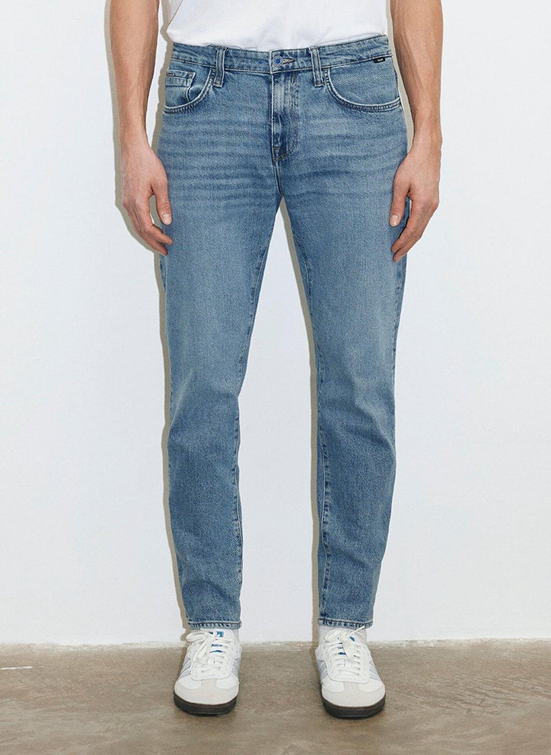 MAVI Milan Mid Vintage Premium Blue Jean Pants - Image 4